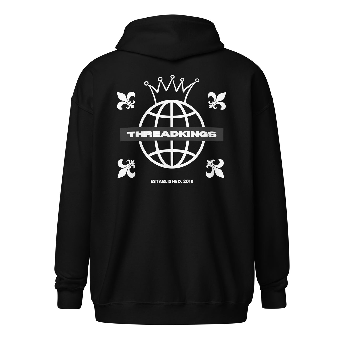 Crested Lion Zip Hoodie