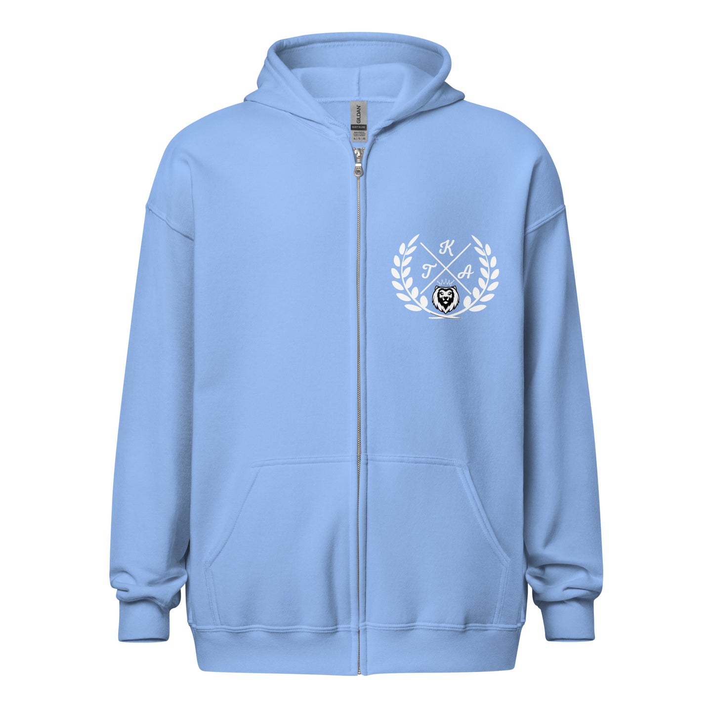 Crested Lion Zip Hoodie