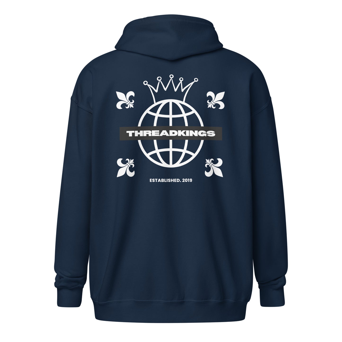 Crested Lion Zip Hoodie