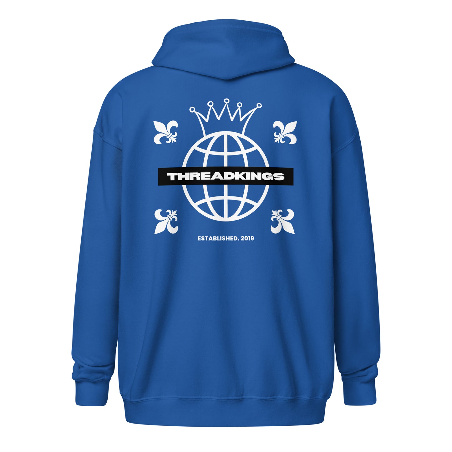Crested Lion Zip Hoodie