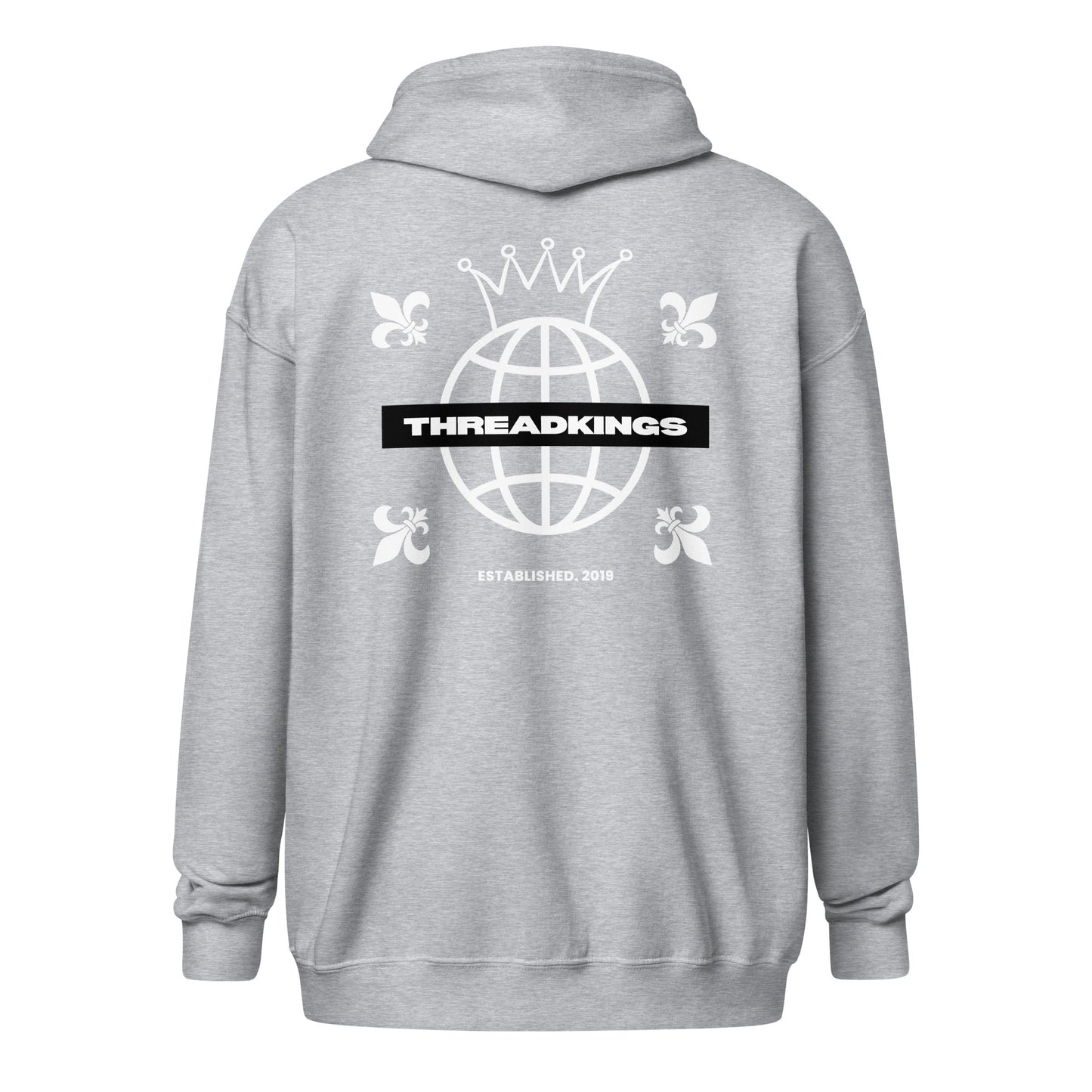 Crested Lion Zip Hoodie
