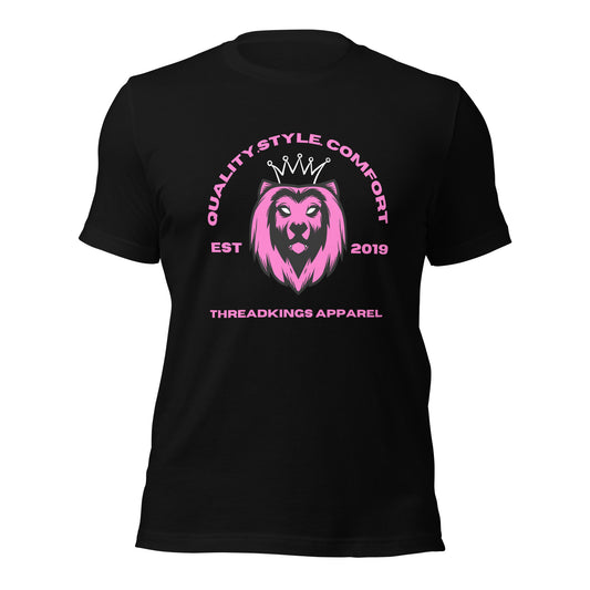 Q.S.C Pink lion t-shirt