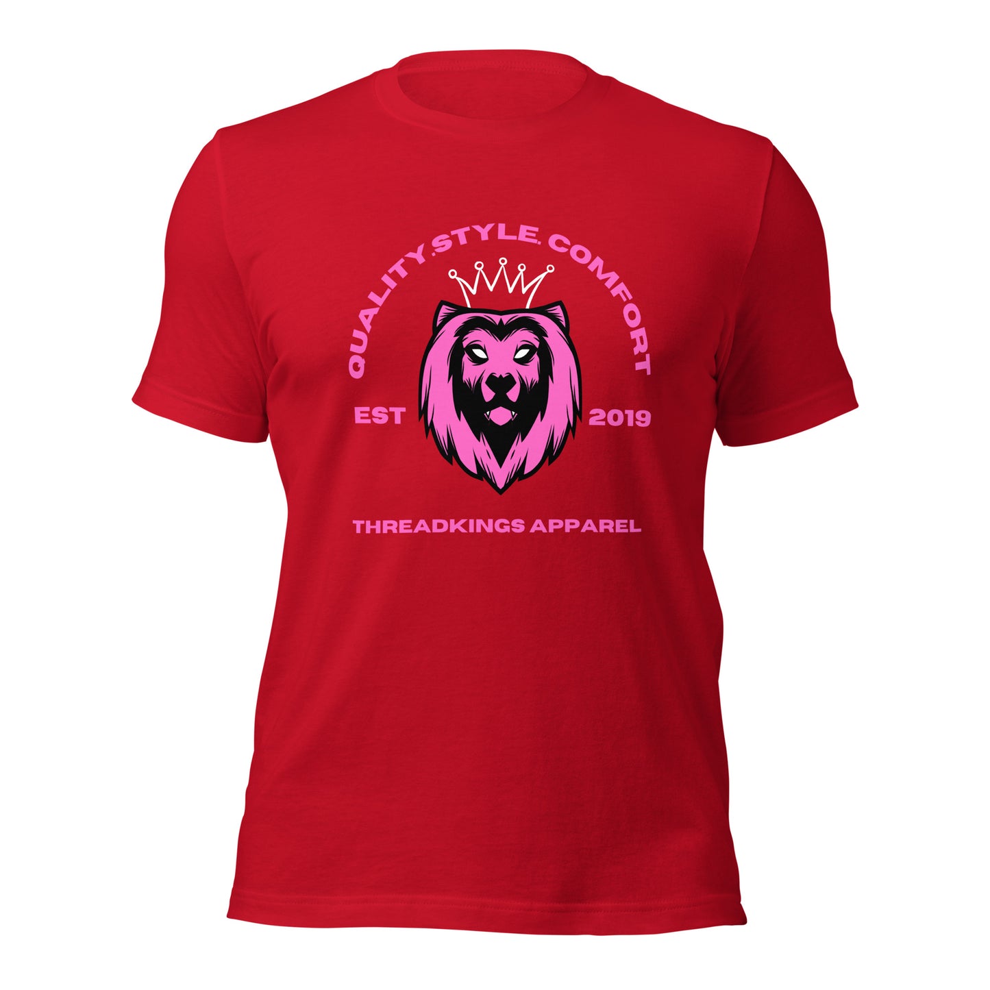 Q.S.C Pink lion t-shirt