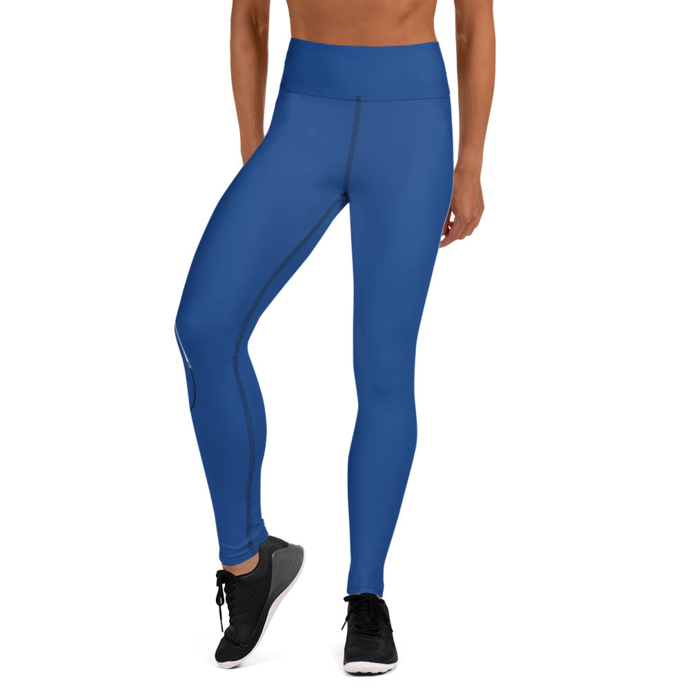 Blue Yoga Leggings (pocket)