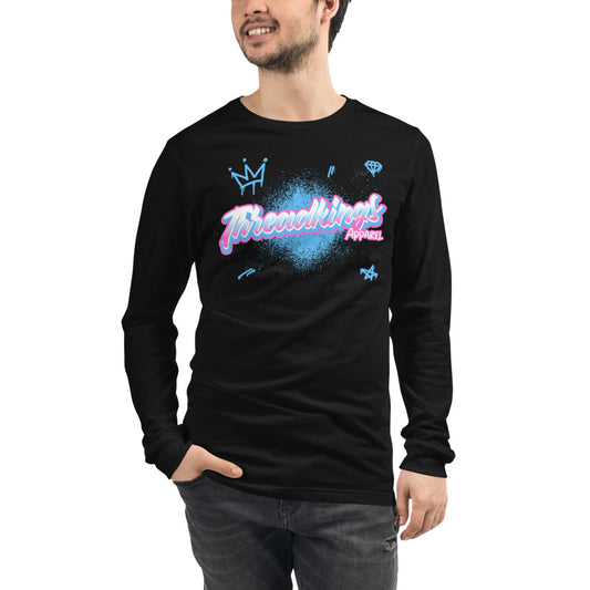 Cotton Candy Graffiti T-Shirt Long Sleeve