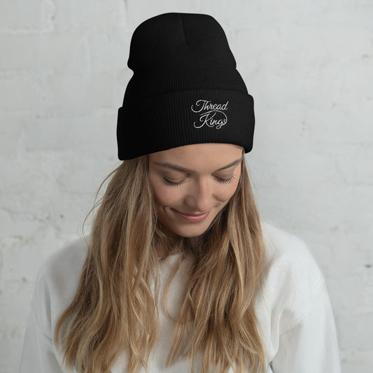 White Logo Beanie