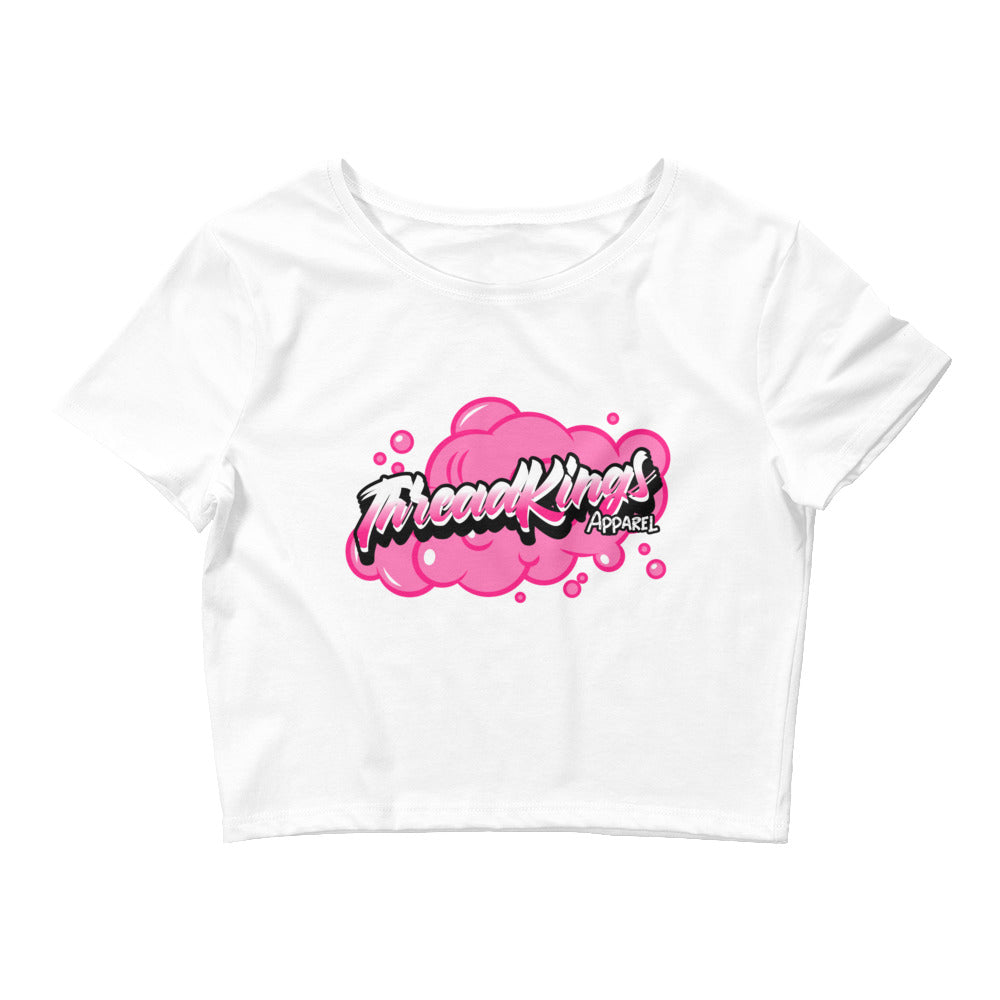 Pink Cloud Crop Tee