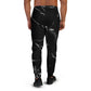 Crowned Black Marble Joggers