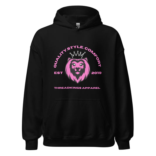 Q.S.C Pink Lion  Hoodie